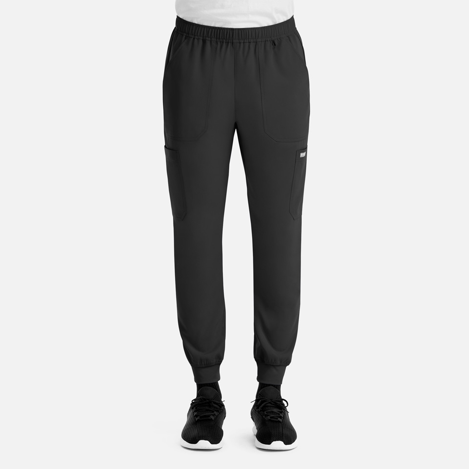 Men  Pants  5892S  Mens Full Elastic Jogger Garment Type Short