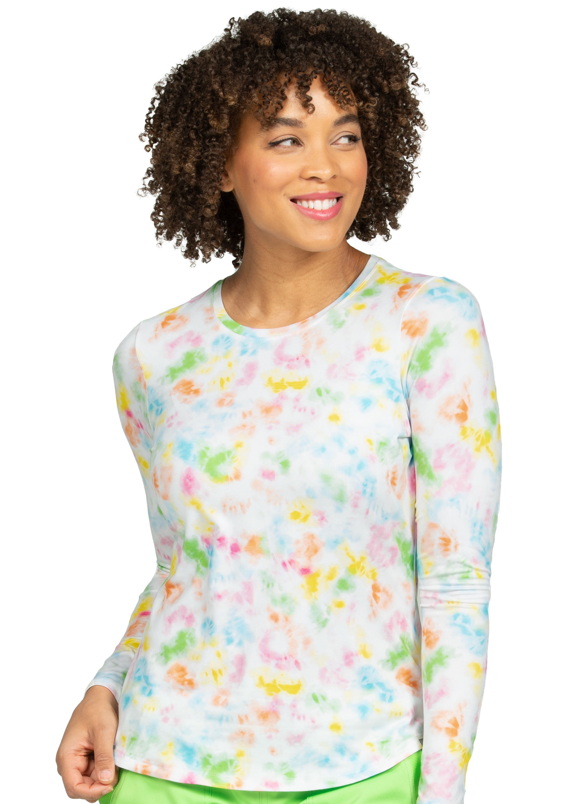 Women  Layer  1155  Bella Brushed Knit Printed Tee