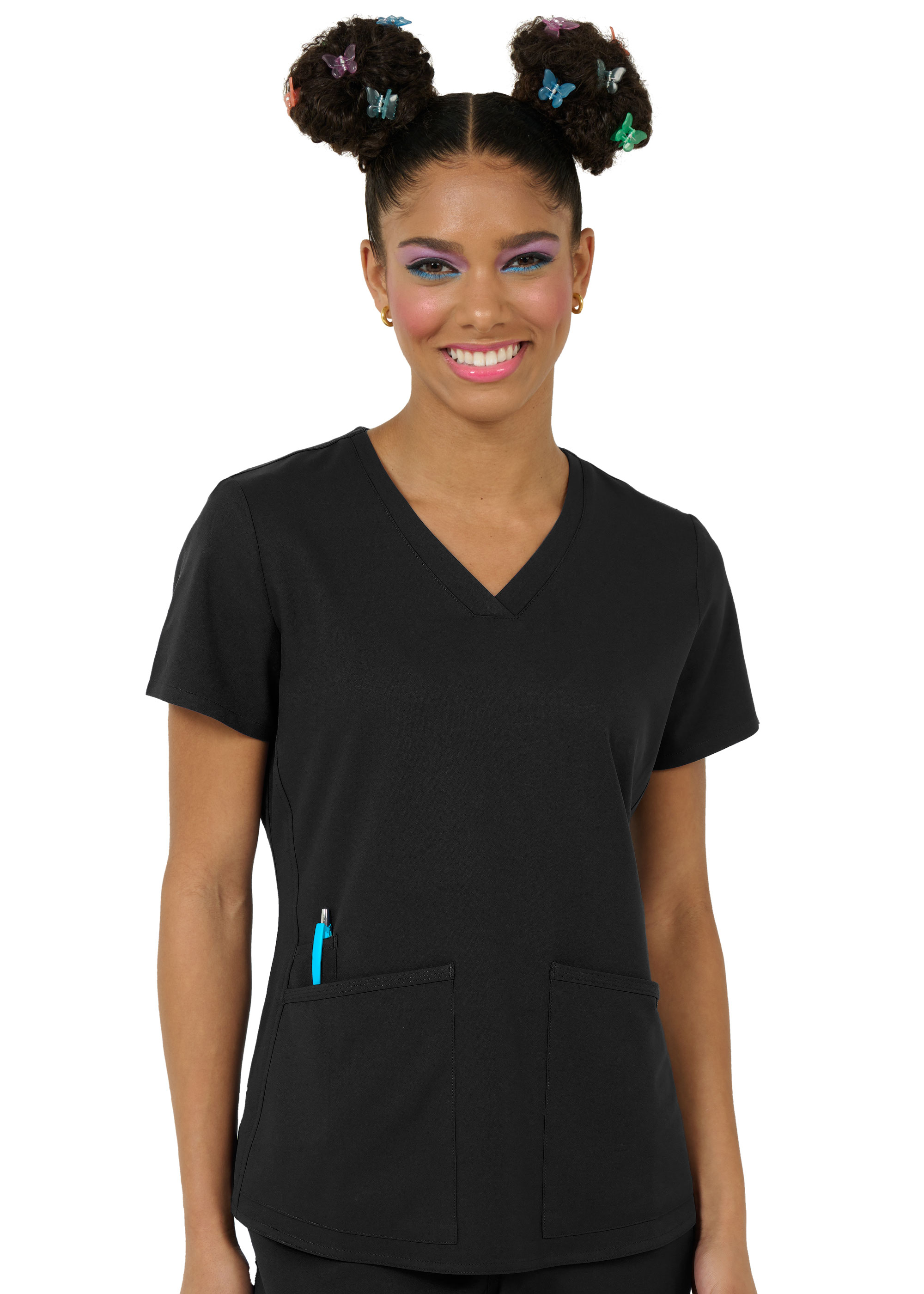 Women  Tops  1165  Focus V-Neck Top