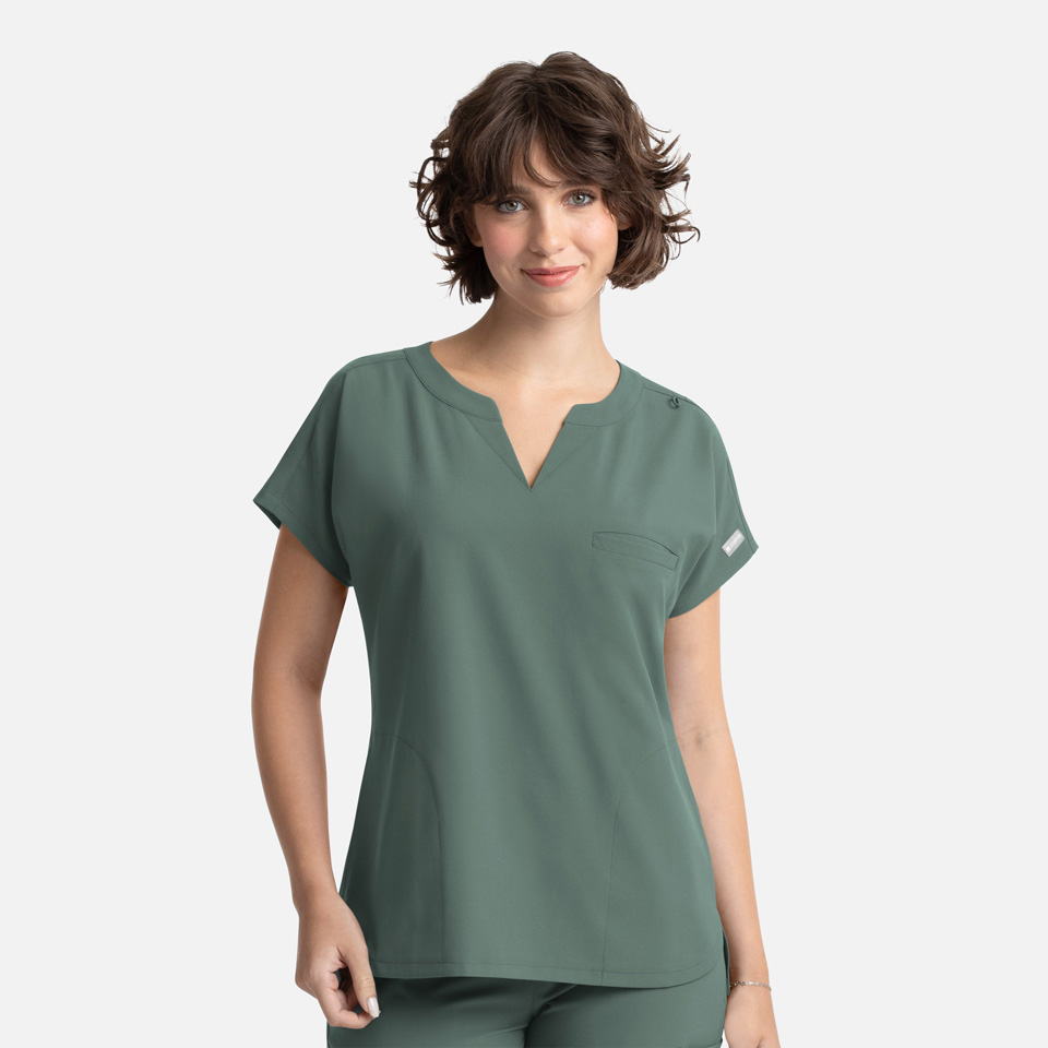 Women  Tops  5003  Womens Dolman 3 Pocket Top
