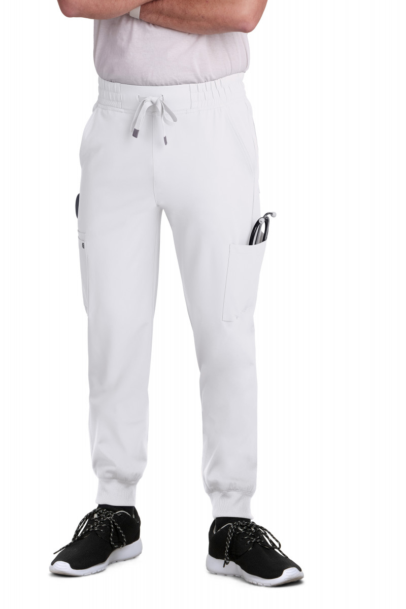 Men  Pant  C600R  Connective Jogger White